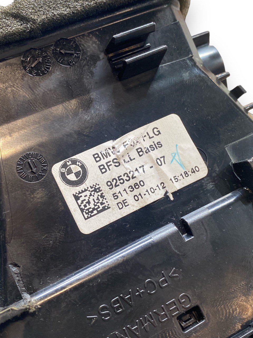 Bocchetta aria anteriore destra BMW Serie 3 F30 ( 2013 ) cod. 925321707 - F&P CRASH SRLS - Ricambi Usati