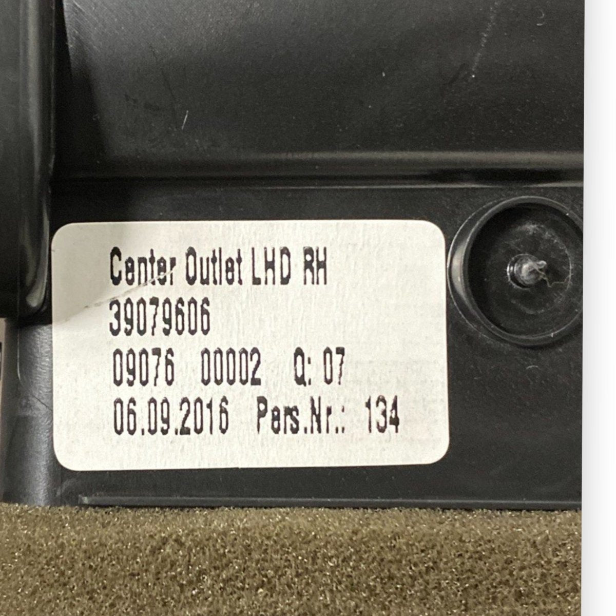 Bocchetta aria centrale destra (dx) opel astra k Cod: 39079606 (2015 - 2021) - F&P CRASH SRLS - Ricambi Usati