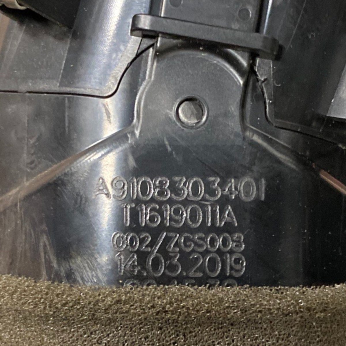 Bocchetta aria cruscotto centrale mercedes - benz sprinter w910 Cod: a9108303401 (2018 - ) - F&P CRASH SRLS - Ricambi Usati