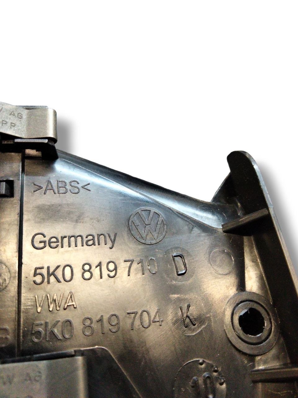 Bocchetta aria cruscotto destra dx Volkswagen Golf VI (2009-2012) cod.5k0819710 - F&P CRASH SRLS - Ricambi Usati