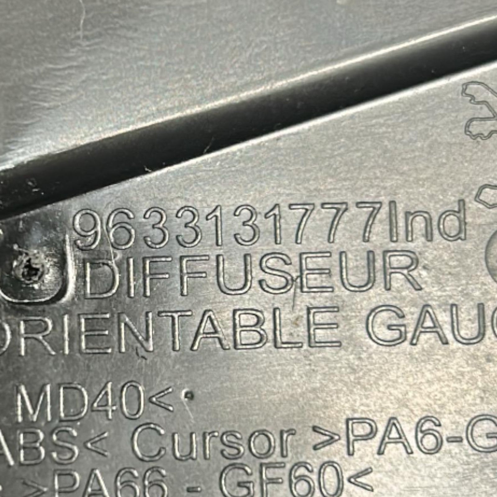 Bocchetta Aria Cruscotto Sinistra Peugeot 208 I cod.9633131777 (2012 > 2019) - F&P CRASH SRLS - Ricambi Usati