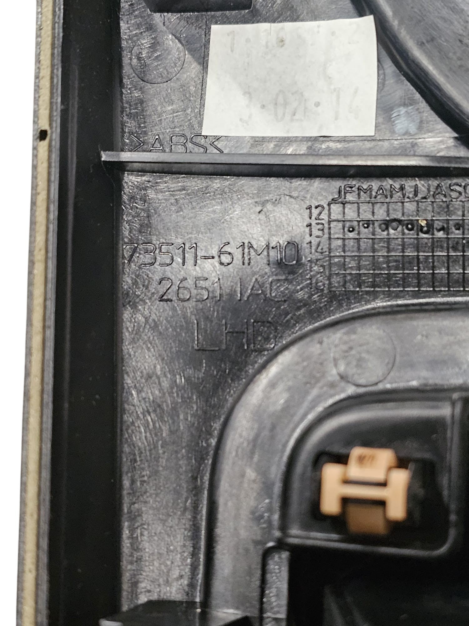 Bocchetta Aria Cruscotto Sinistro Suzuki S - Cross JY Cod:7364061M0 (2013 - 2022) - F&P CRASH SRLS - Ricambi Usati