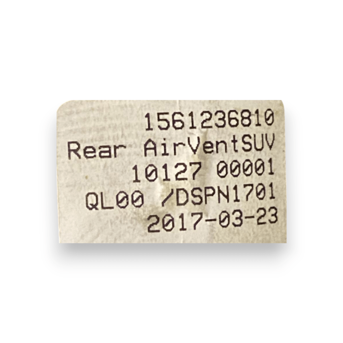 Bocchetta aria posteriore alfa romeo stelvio cod:1561236810 (2016 - ) - F&P CRASH SRLS - Ricambi Usati