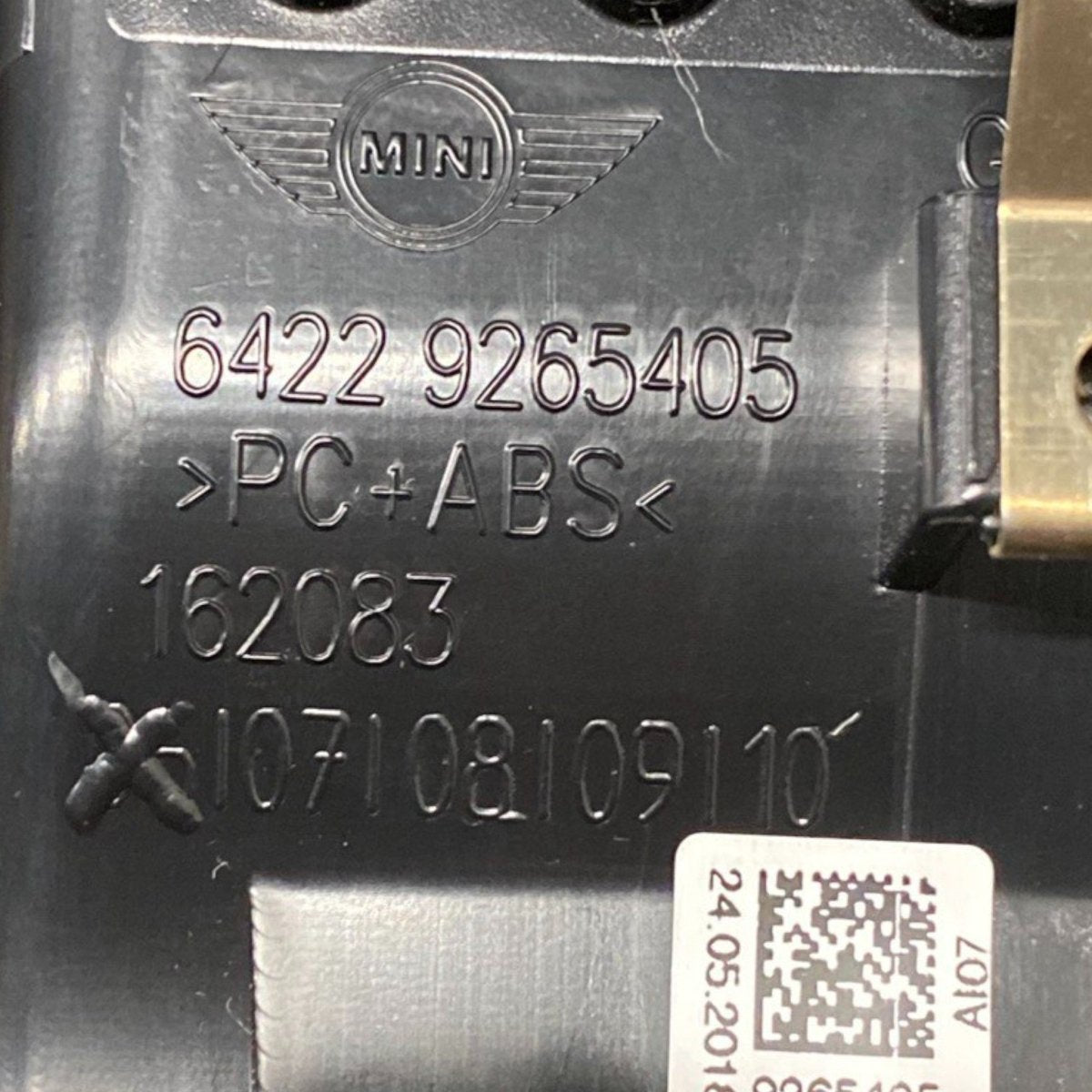 Bocchetta aria sinistra (sx) mini cooper f56 Cod: 64229265405 (2014 - ) - F&P CRASH SRLS - Ricambi Usati