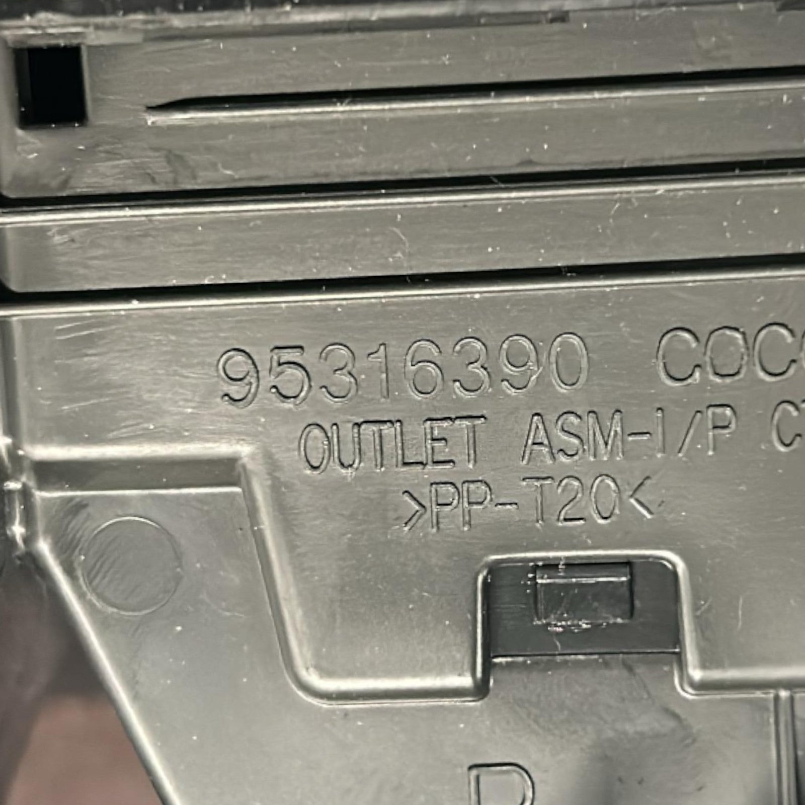 Bocchette Aria Cruscotto Centrali Opel Mokka (A / X) cod.95316390 (2012 > 2019) + Pulsanti - F&P CRASH SRLS - Ricambi Usati