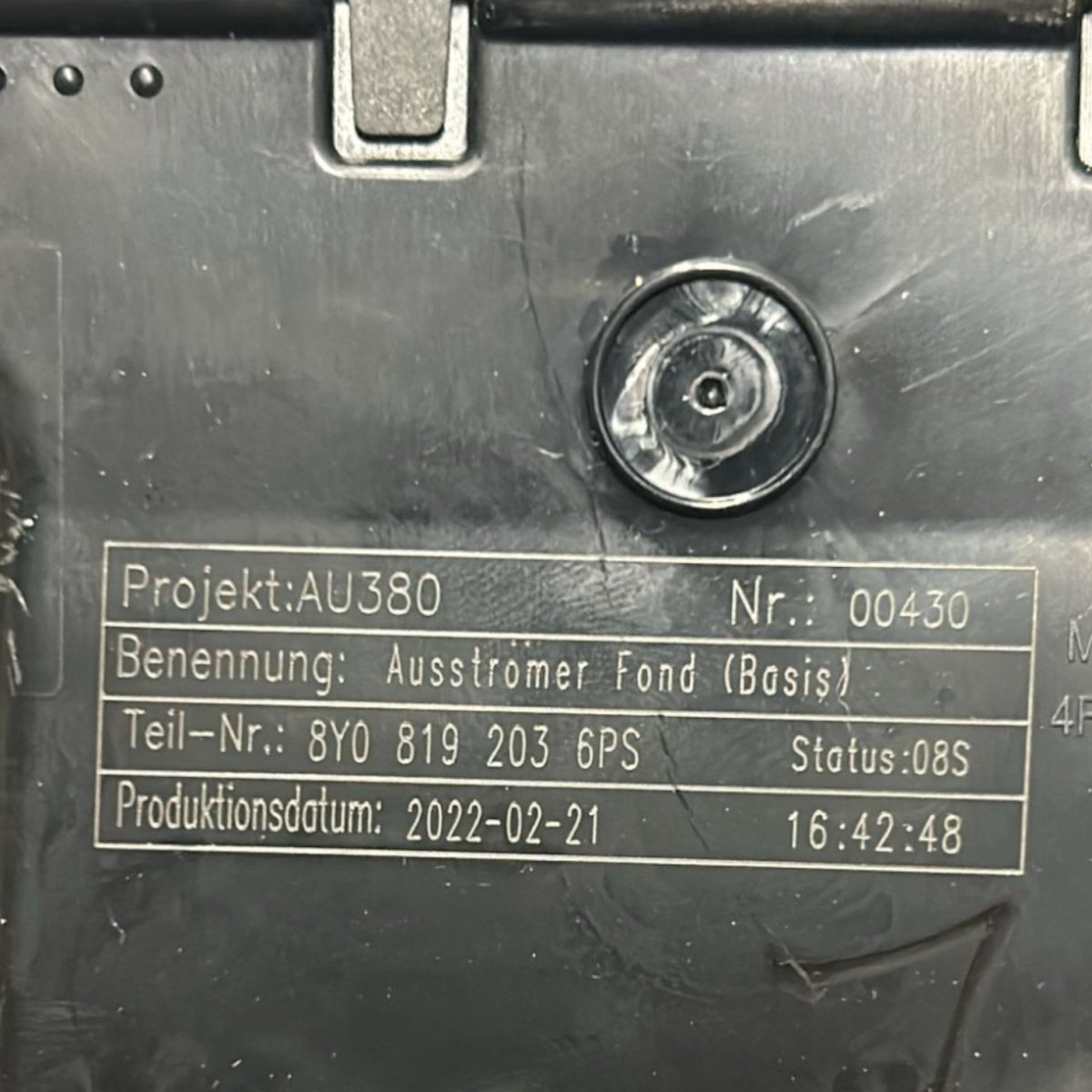 Bocchette aria posteriori audi a3 8y cod:8Y0819203 (2021 >) - F&P CRASH SRLS - Ricambi Usati