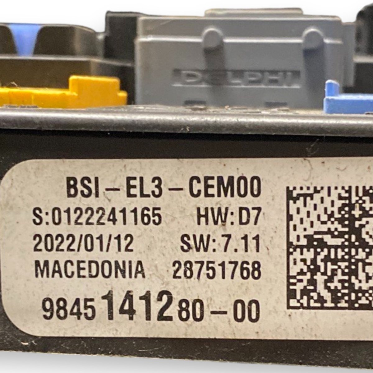 Body computer citroen c3 iii 1.2 benzina Cod: 9845141280 (2016 - ) - F&P CRASH SRLS - Ricambi Usati