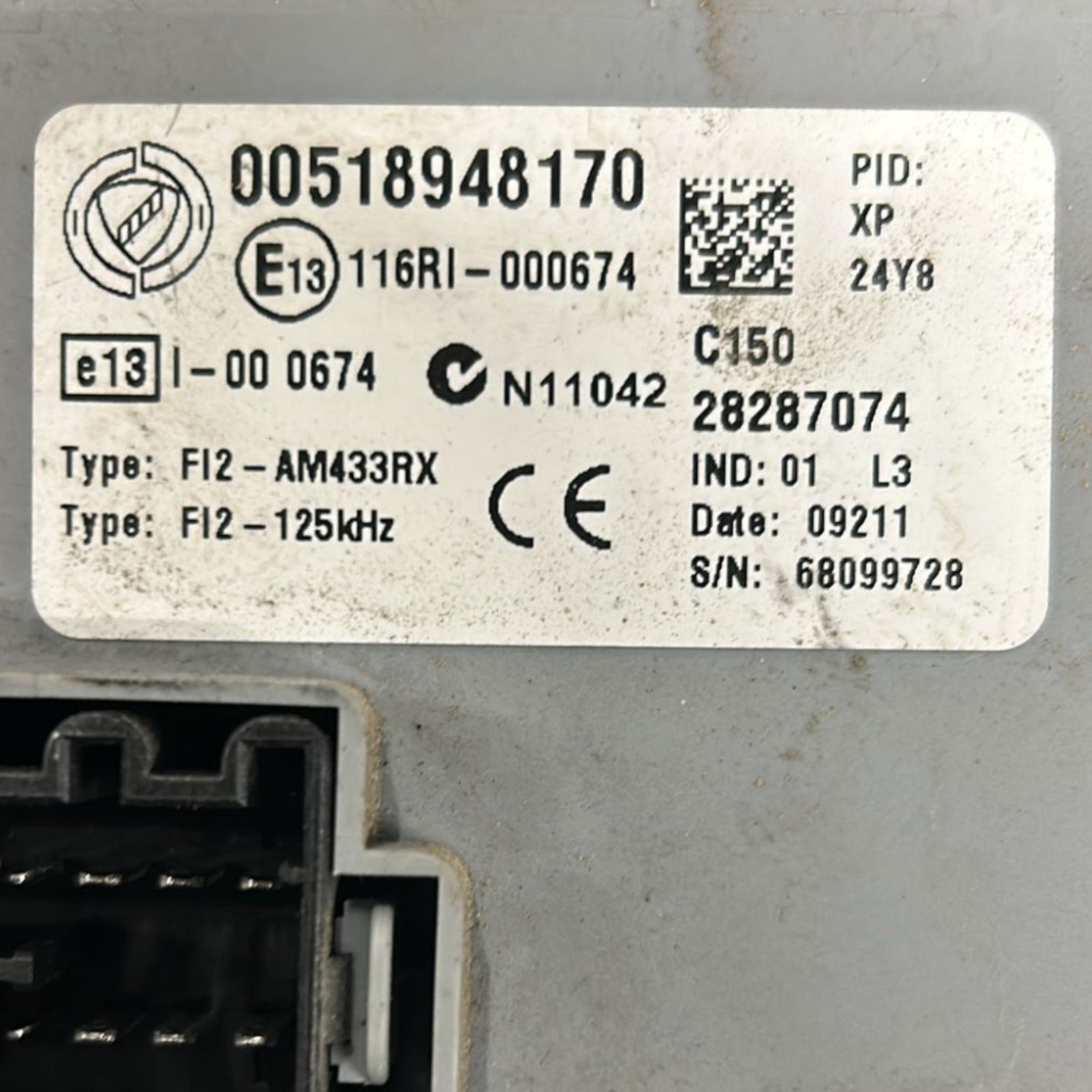 Body Computer Fiat Doblo 1.6 Diesel (2009 > 2022) cod:00518948170 - F&P CRASH SRLS - Ricambi Usati