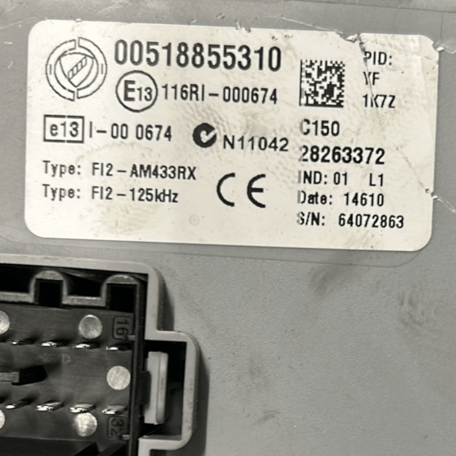 Body Computer Fiat Doblo 1.6 Diesel cod:00518855310 (2009 > 2022) - F&P CRASH SRLS - Ricambi Usati