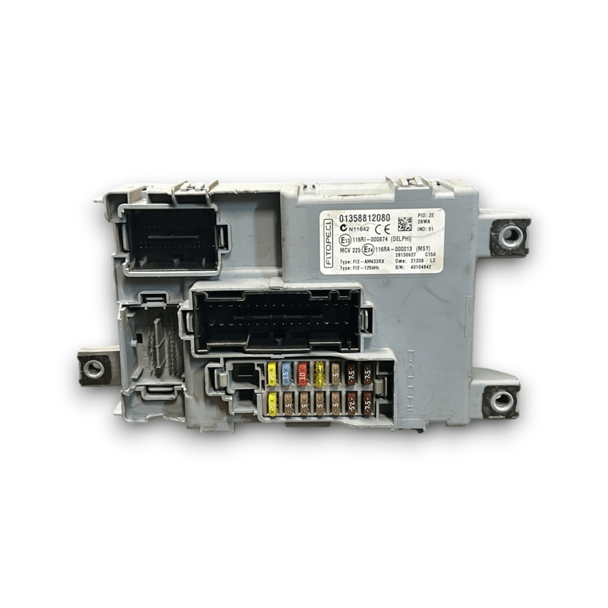 body computer fiat fiorino 1.3 diesel cod:01358812080 (2007 >) - F&P CRASH SRL - Ricambi Usati