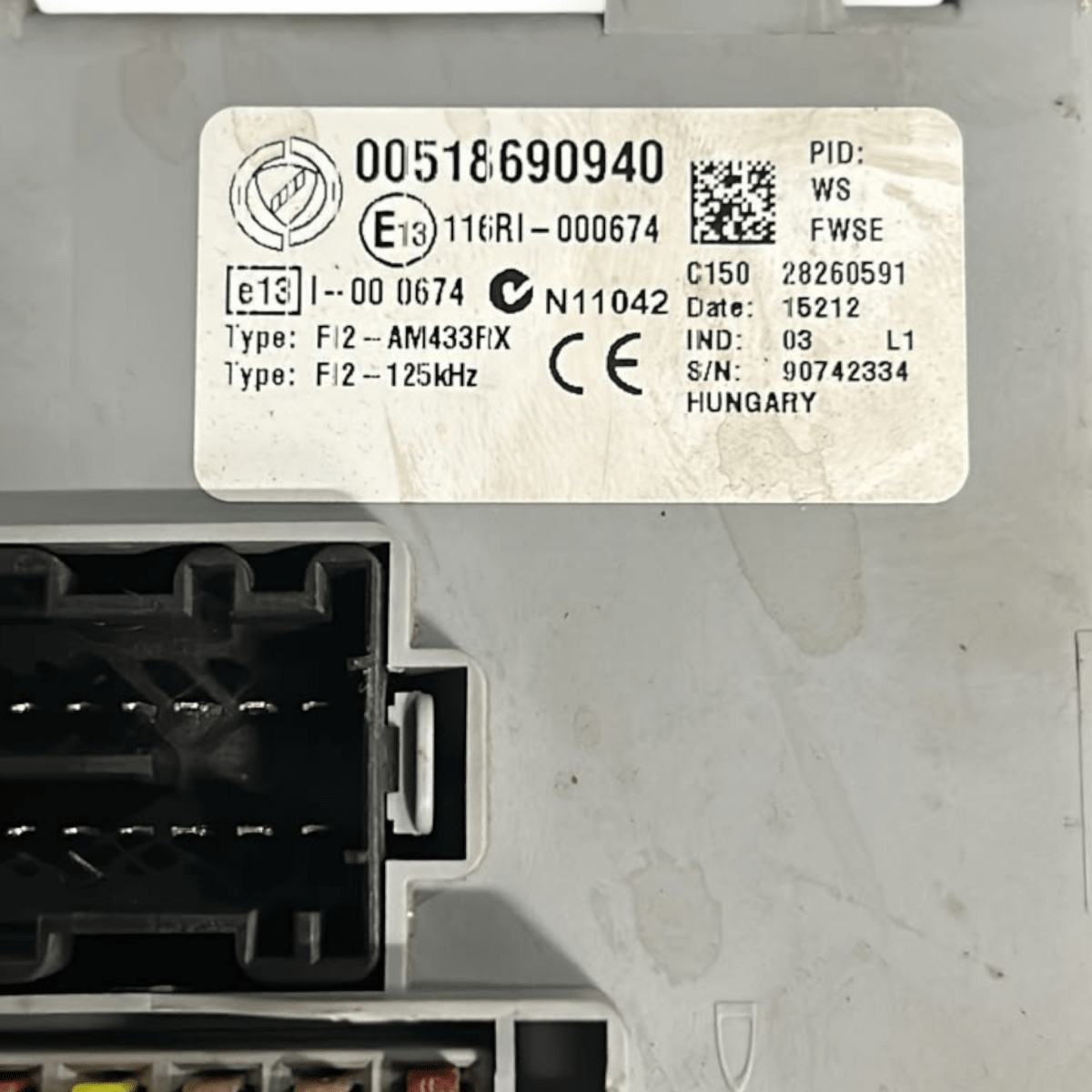 Body computer fiat grande punto 1.2 benzina cod:00518690940 (2005 > 2012) - F&P CRASH SRL - Ricambi Usati