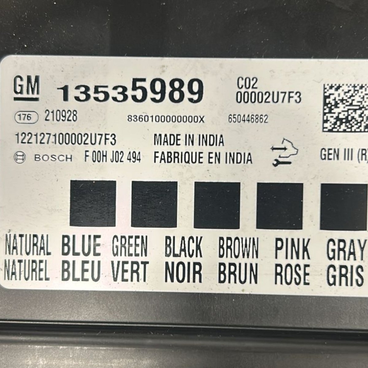 Body computer opel astra k 1.5 diesel cod:13535989 (2015 > 2021) - F&P CRASH SRLS - Ricambi Usati