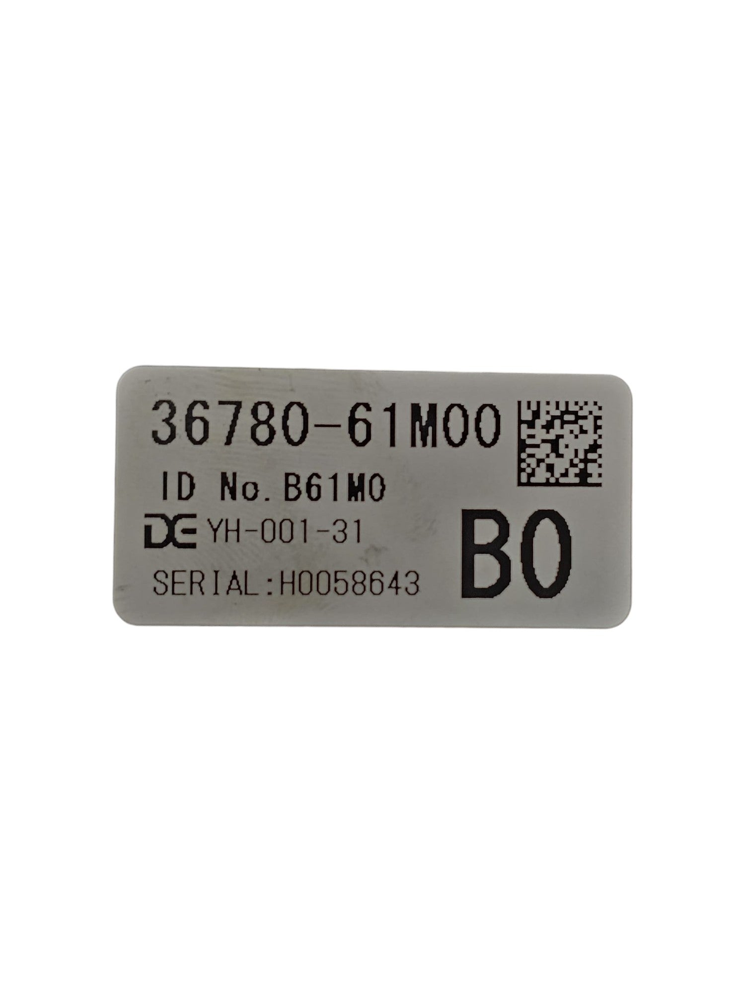 Body Computer Suzuki S - Cross 1.6 Benzina Cod:3678061M00 (2013 - 2022) - F&P CRASH SRLS - Ricambi Usati
