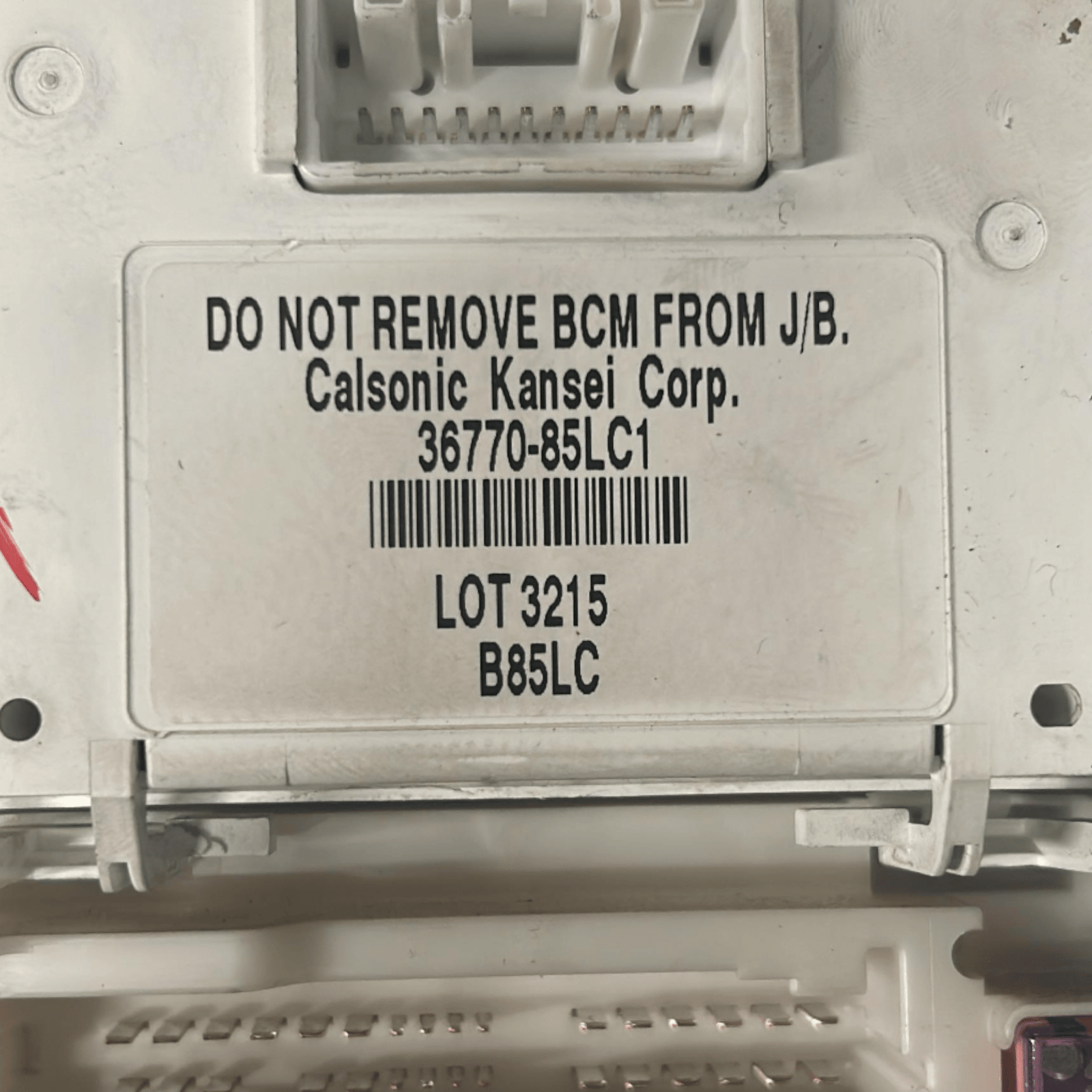 Body Computer Suzuki Splash cod.36770 - 85LC1 1.0 Benzina (2008 > 2015) - F&P CRASH SRLS - Ricambi Usati