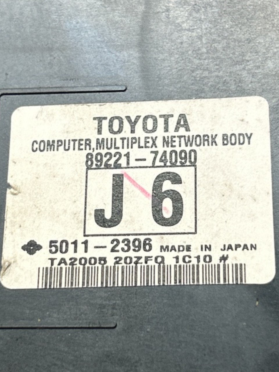 Body Computer Toyota IQ 1.0 Benzina (2008 > 2015) cod.98110 - C1950 - F&P CRASH SRLS - Ricambi Usati