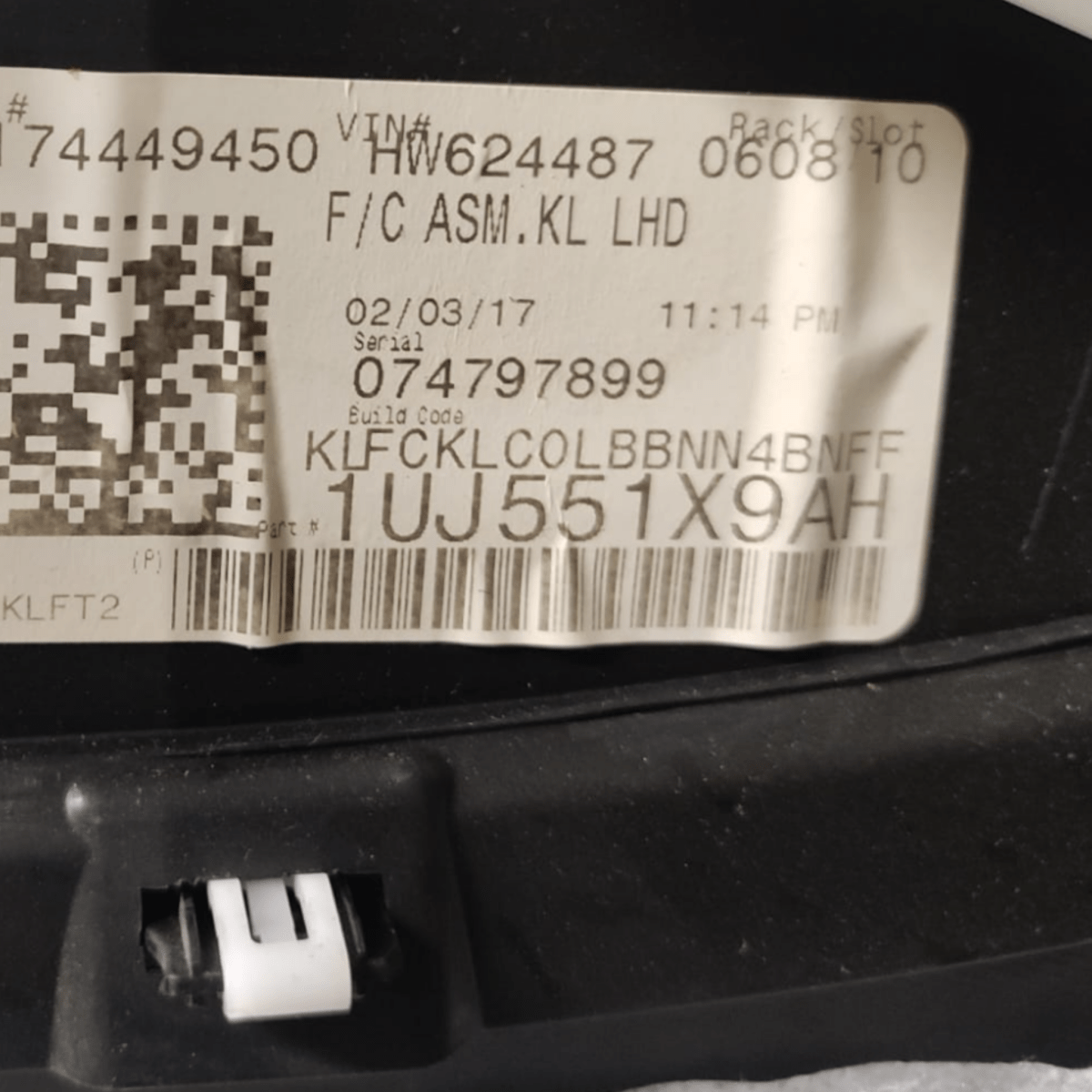 Bracciolo + Tunnel Centrale Jeep Cherokee KL COD: 1UJ551X9AH (2013 - 2023) - F&P CRASH SRLS - Ricambi Usati
