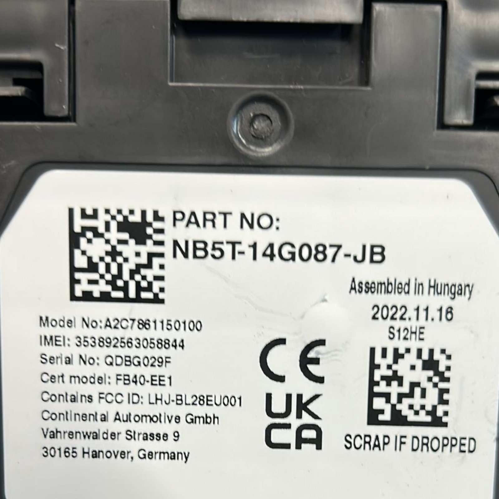 Bluetooth-module ford focus iv cod:275109409r (2018 > 2025)