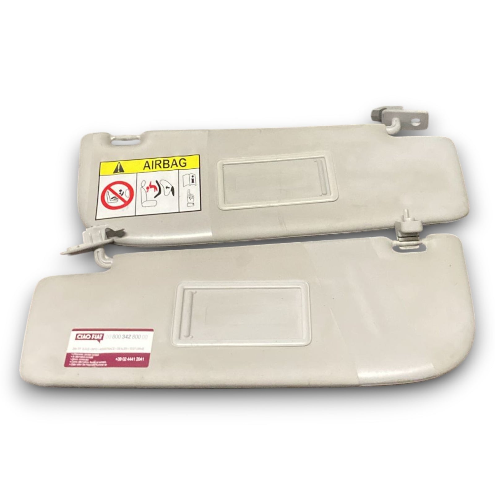 Coppia alette parasole fiat qubo cod . 008003428000 (2008 > 2019)