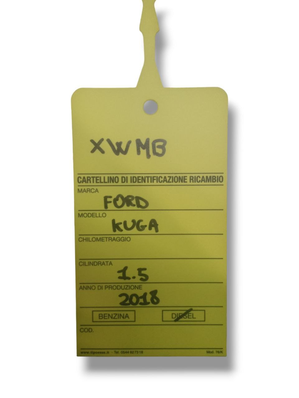 Cablaggio Motore Ford Kuga 1.5 Diesel (2018) cod: XWMB - F&P CRASH SRLS - Ricambi Usati