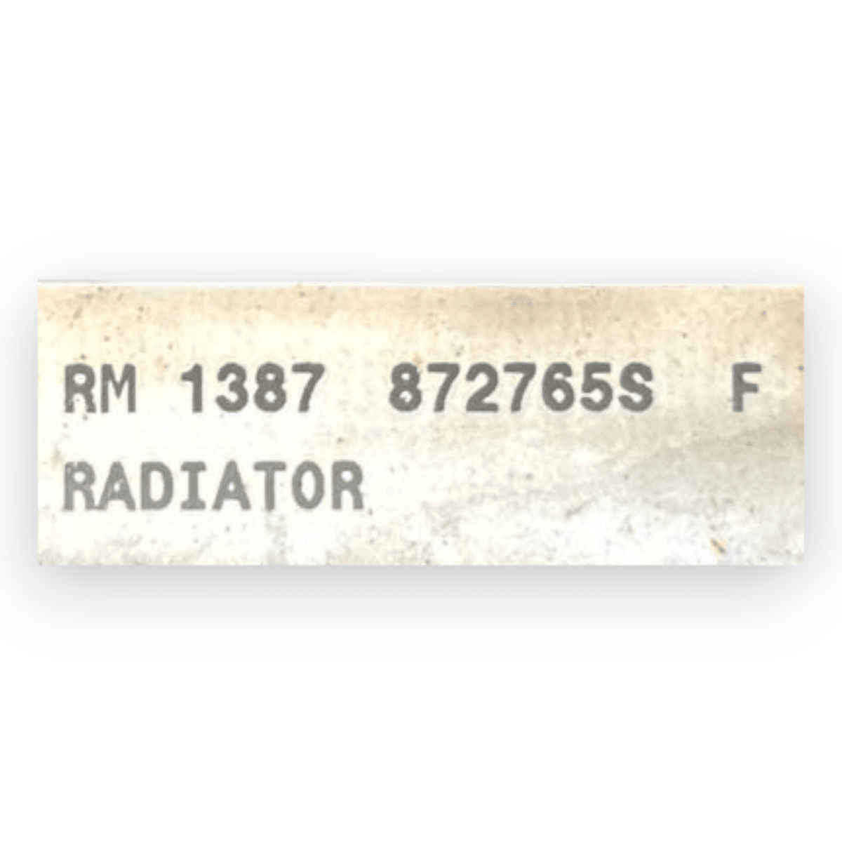 Calandra anteriore + radiatore fiat panda 169 (4x4) 1.2 benzina cod:51700202 / 872765s (2003 - 2012) - F&P CRASH SRL - Ricambi Usati