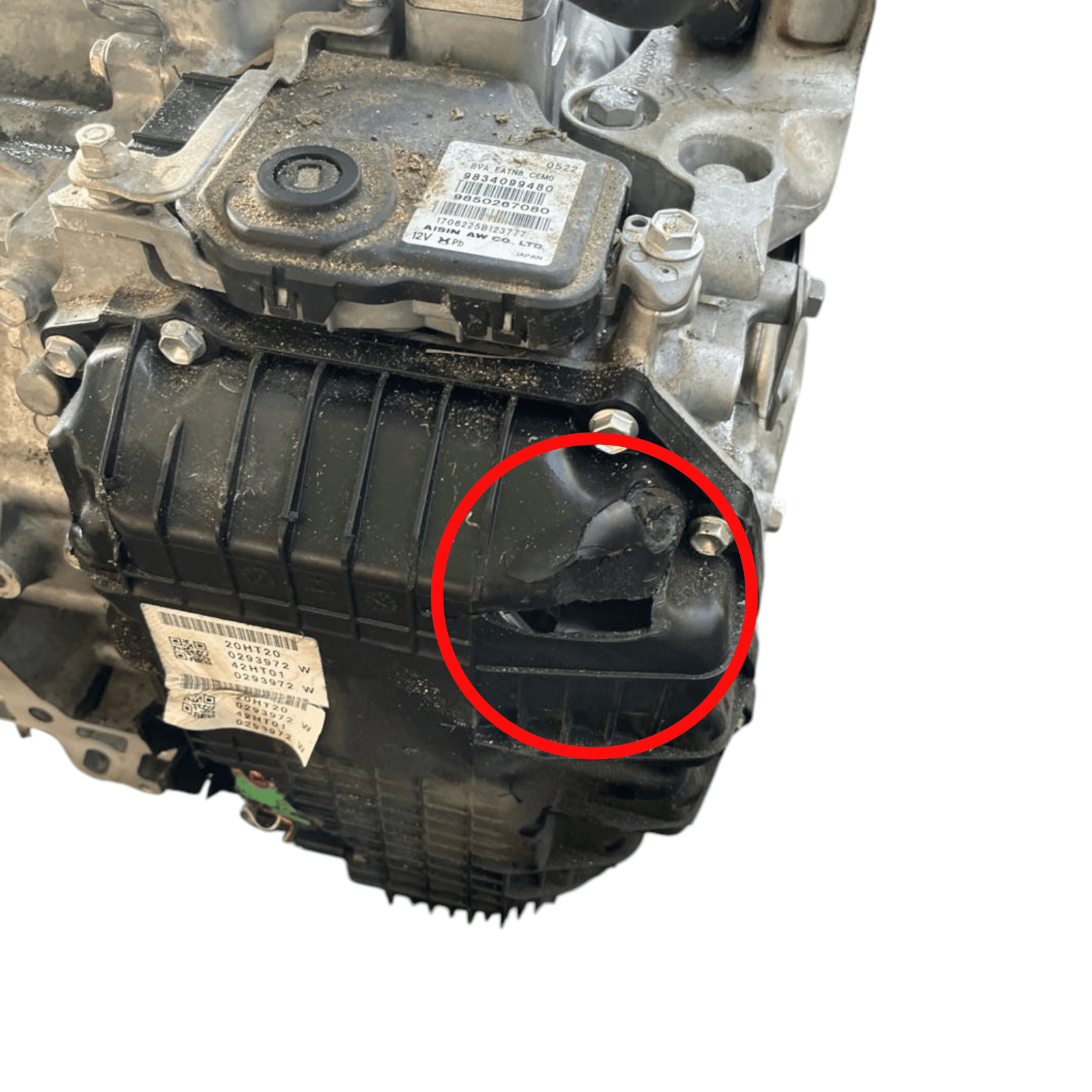 Cambio automatico 8 rapporti Peugeot 308 1.6 benzina - hybrid (2021 - >) cod.20HT20 / awf8g30h ( Aisin ) - F&P CRASH SRLS - Ricambi Usati