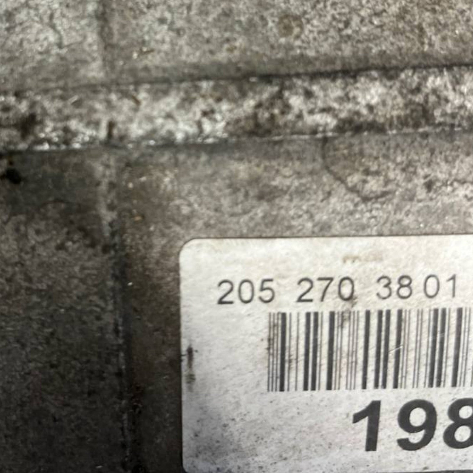 Cambio Automatico Mercedes - Benz Classe C W205 1.6 Diesel (2014 al 2021) cod.R2312710400 / 2052703801 - F&P CRASH SRLS - Ricambi Usati