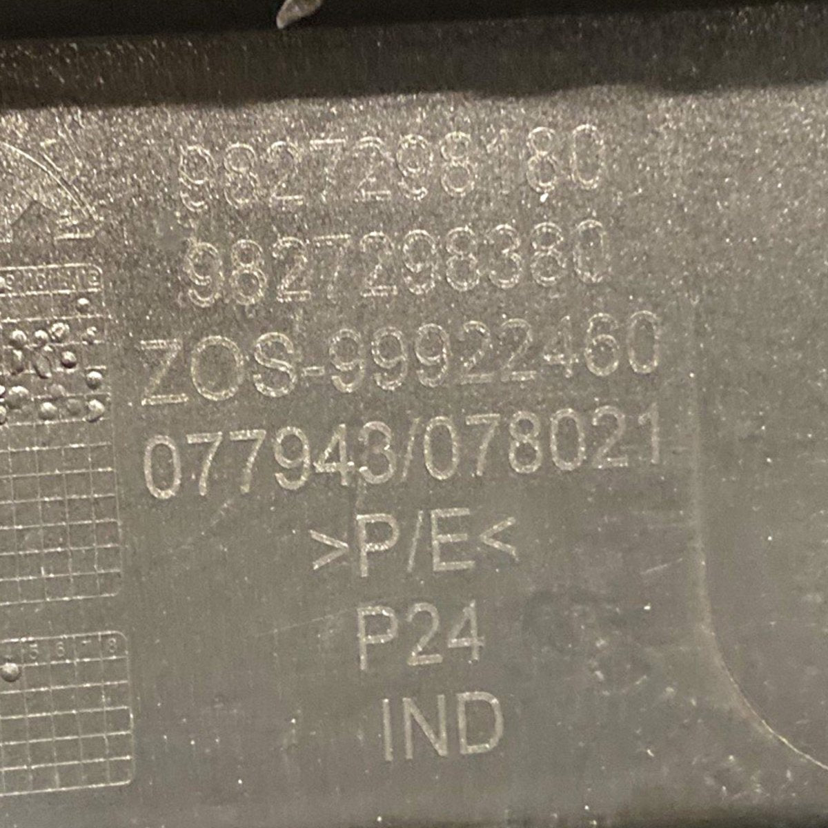 Cantonale paraurti sinistro (sx) peugeot 2008 ii (2019 - ) Cod: 9827298180 - F&P CRASH SRLS - Ricambi Usati