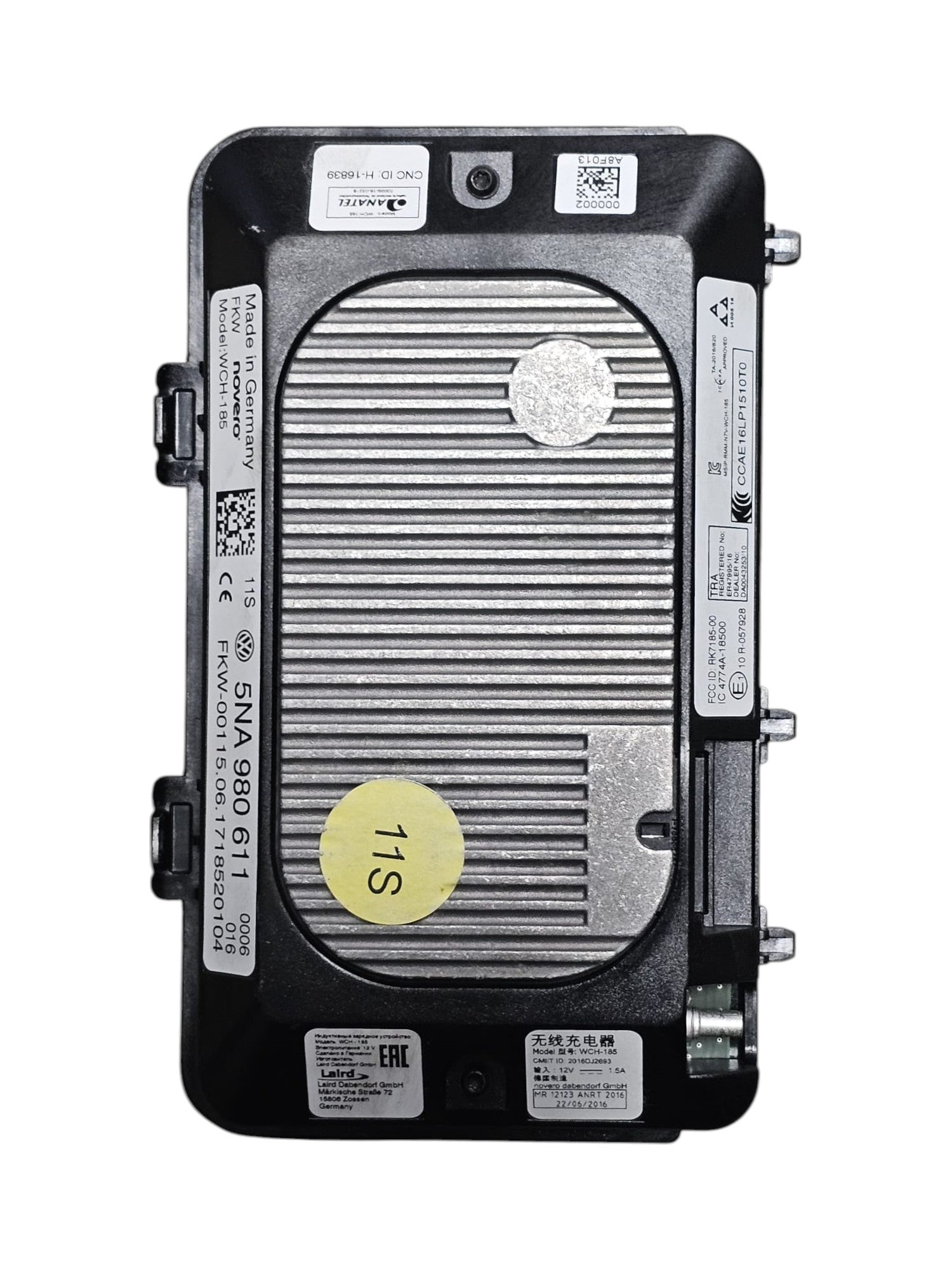 Caricatore Smartphone Wireless Volkswagen Golf 7.5 Cod:5NA980611 (2017 - 2021) - F&P CRASH SRLS - Ricambi Usati