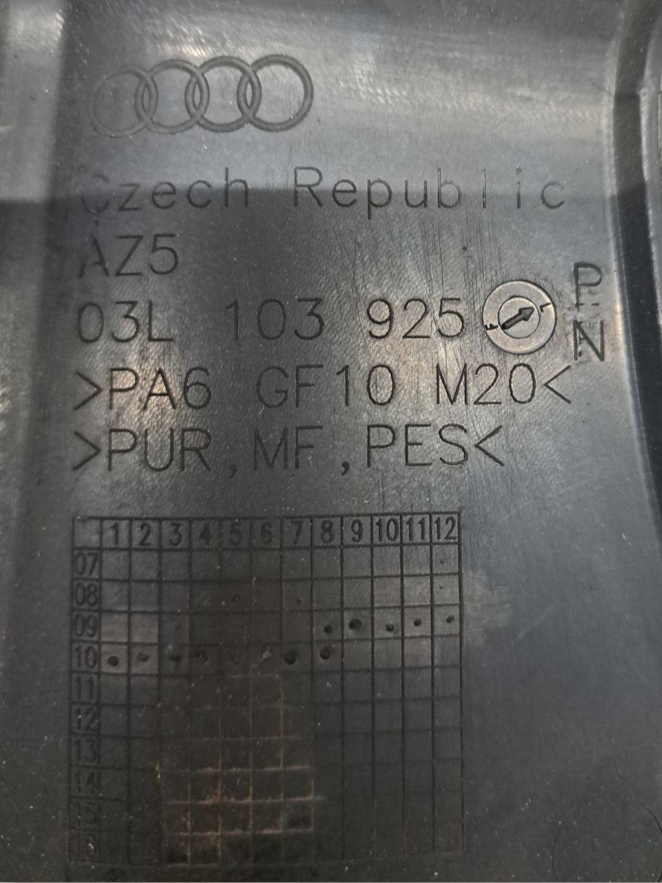 Carter Copri Motore Audi A4 ( B8 - 2.0d - 2011 ) COD:03L103925 - F&P CRASH SRLS - Ricambi Usati