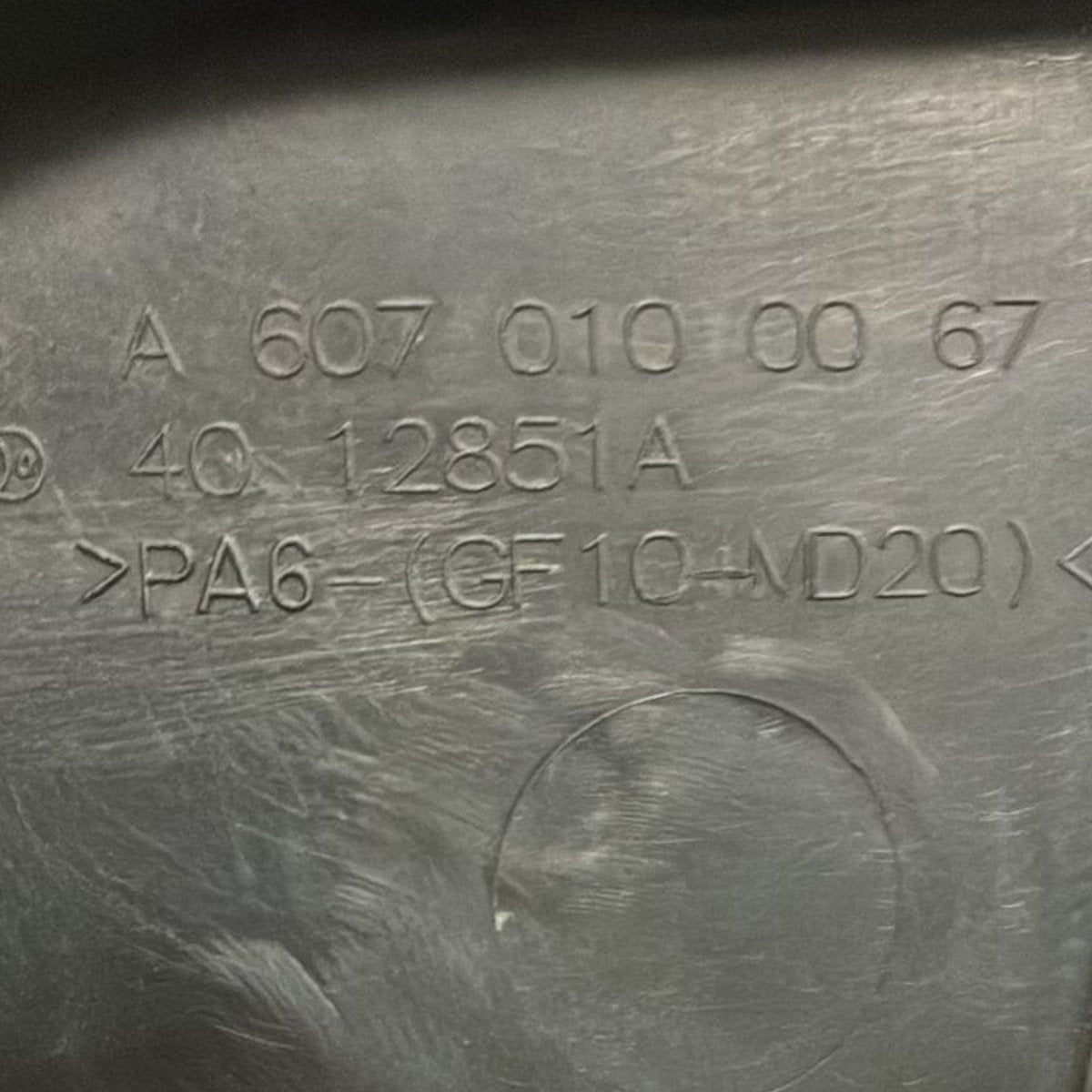 Carter / copri motore mercedes-benz classe w176 a cod . a6070100067 1.5 diesel (2012 > 2018) - F&P CRASH SRL - Ricambi Usati