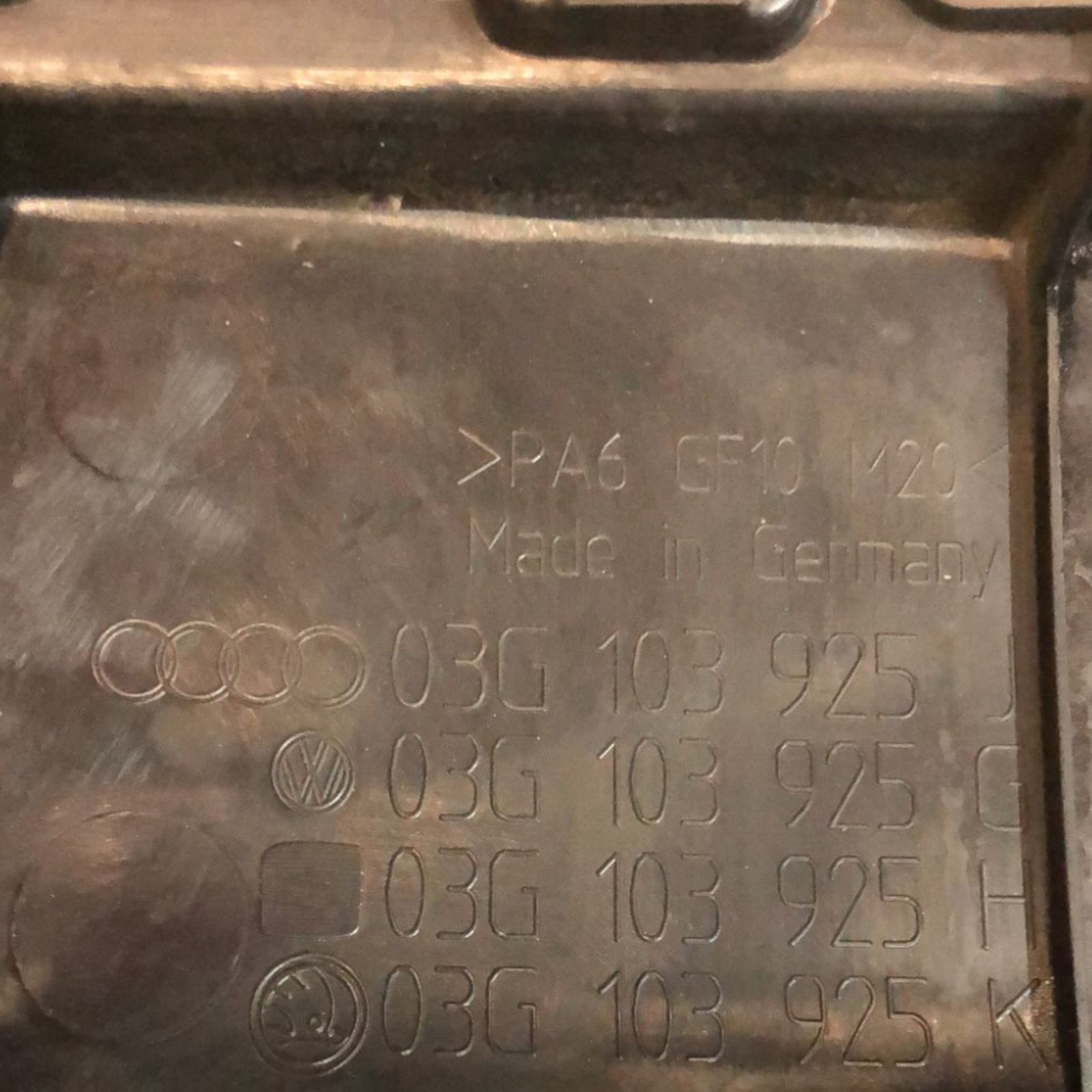 Carter / Coprimotore Volkswagen Golf V (2003 > 2008) cod:03G103925G - F&P CRASH SRLS - Ricambi Usati