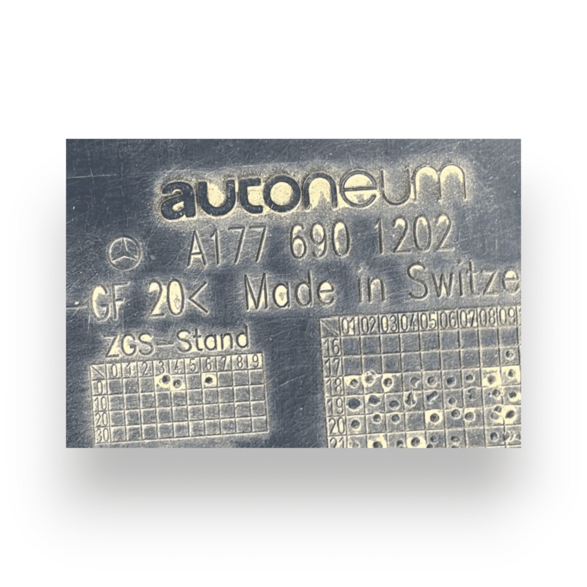 Carter sottomotore mercedes - benz classe a w177 1.5 diesel cod:a1776901202 (2012 - 2018) - F&P CRASH SRL - Ricambi Usati