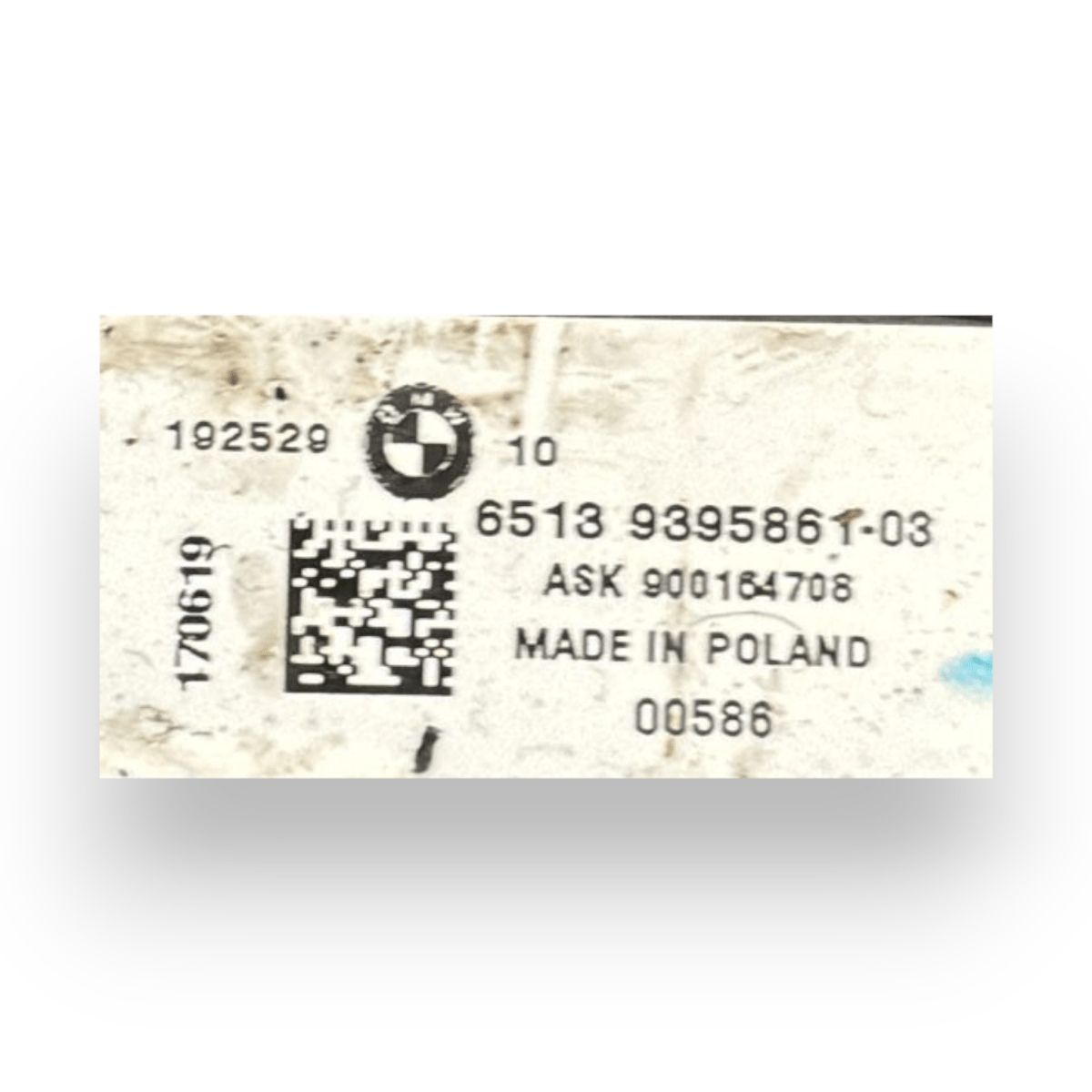 Cassa / altoparlante anteriore sinistra (sx) bmw serie 5 g30 cod:9395861 - 03 (2017 - 2023) - F&P CRASH SRL - Ricambi Usati