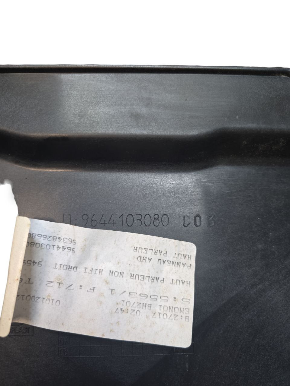 Cassa Posteriore Destra Peugeot 307 CC ( 2004 - 2009 ) Cod : 9644103080 - F&P CRASH SRLS - Ricambi Usati