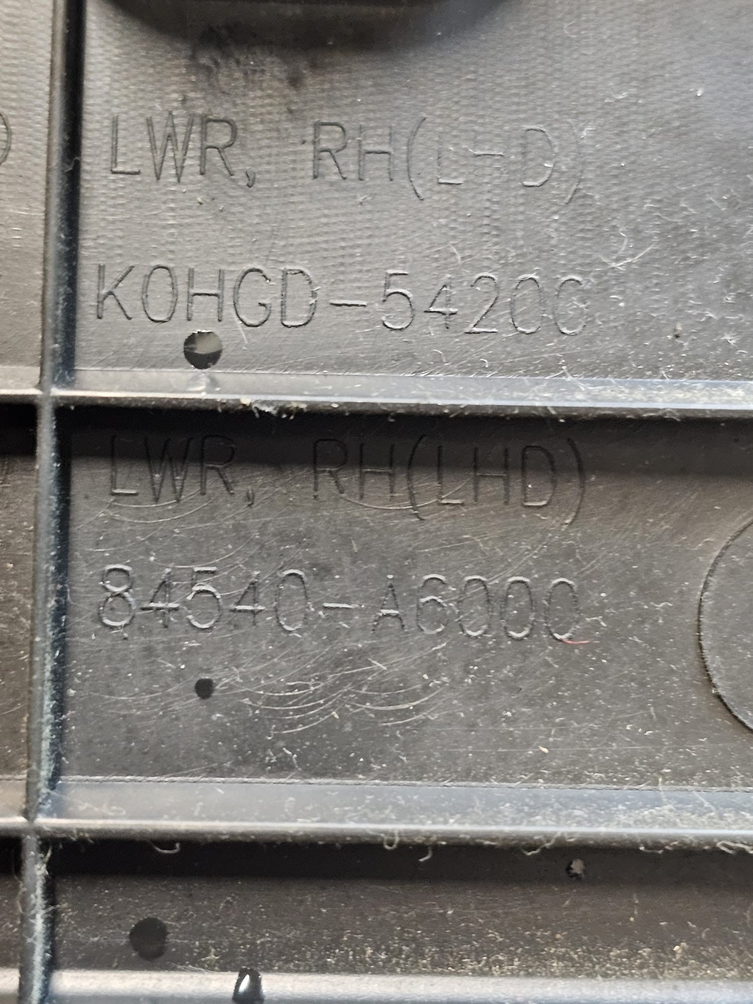 Cassetto / Vano Portaoggetti Hyundai i30 GD Cod:84540 - A6000 (2011 - 2016) - F&P CRASH SRLS - Ricambi Usati