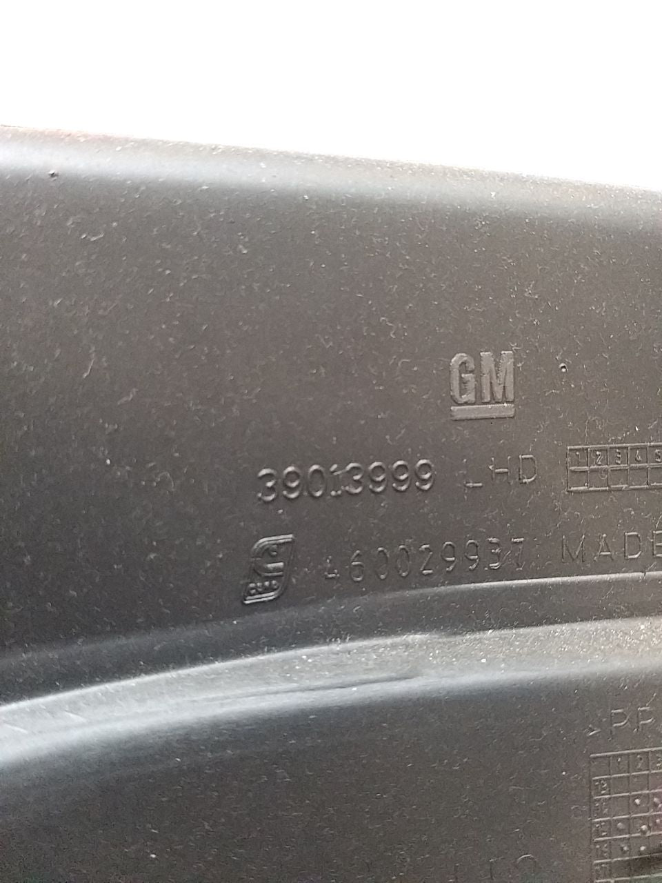 Cassetto / Vano Portaoggetti Opel Corsa E ( 2017 ) Cod : 39013999 - F&P CRASH SRLS - Ricambi Usati