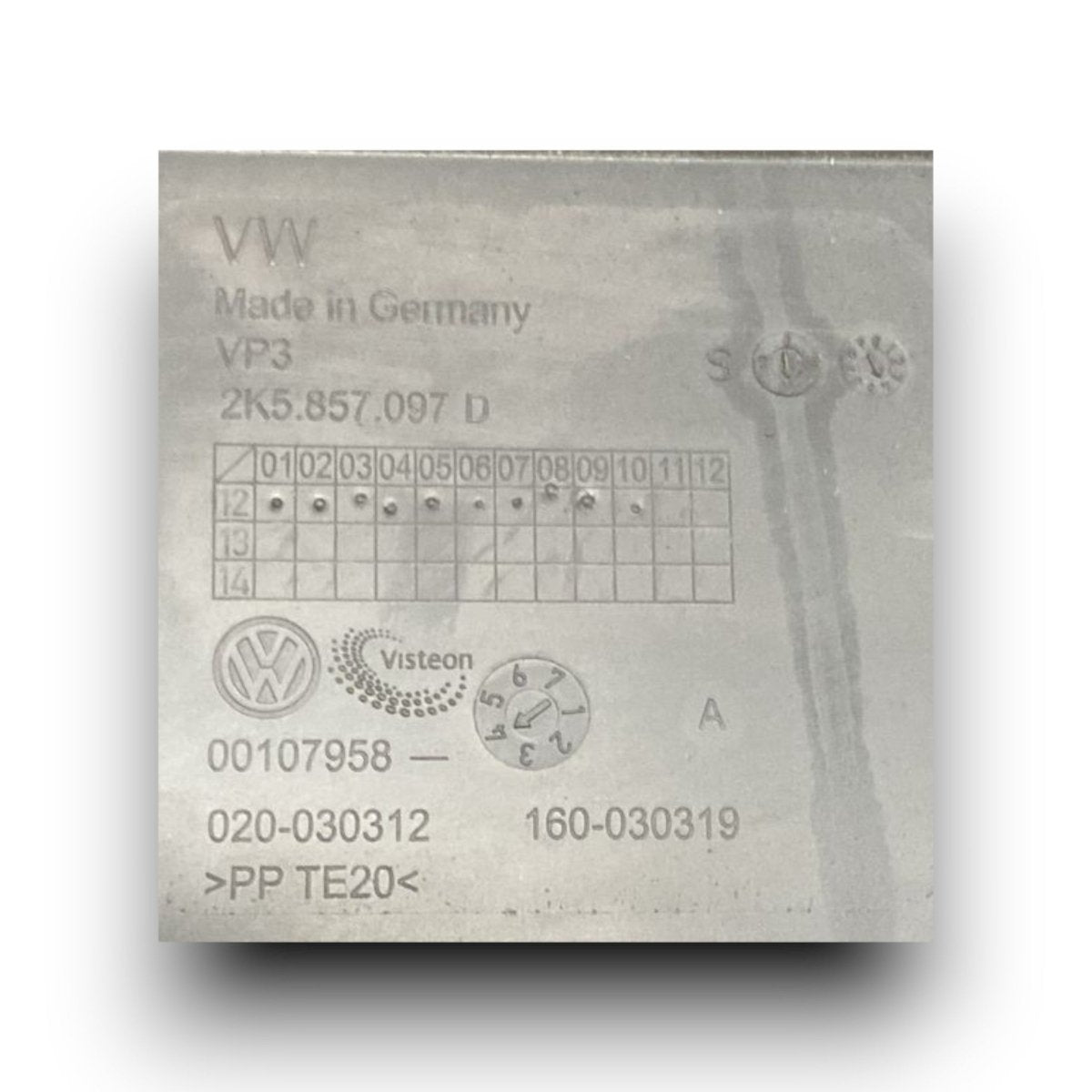 Cassetto / vano portaoggetti volkswagen caddy cod . 2k5857097d (2010 > 2021) - F&P CRASH SRL - Ricambi Usati