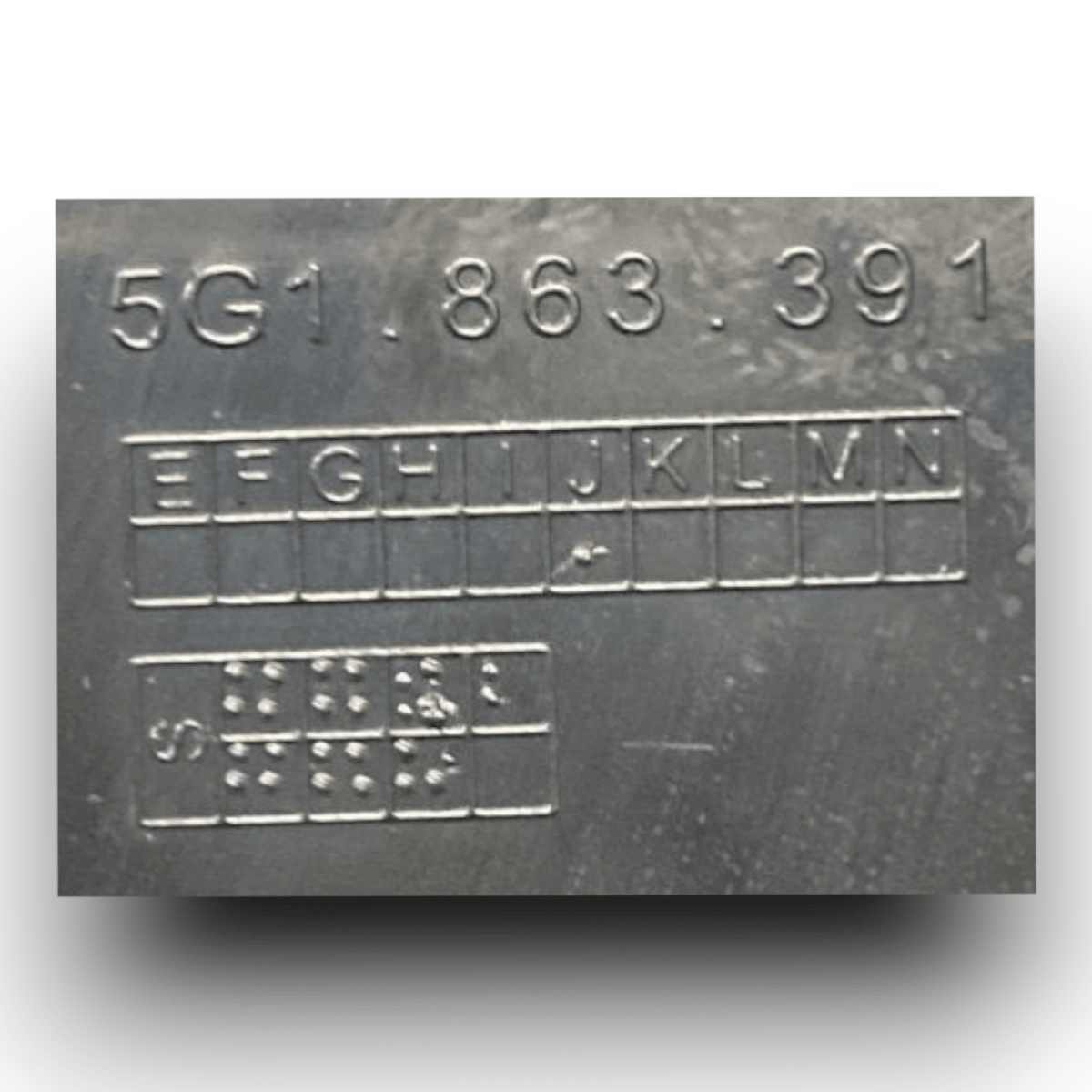 Cassetto / vano portaoggetti volkswagen golf VII cod . 5g1.863.391 (2012 > 2021) - F&P CRASH SRL - Ricambi Usati