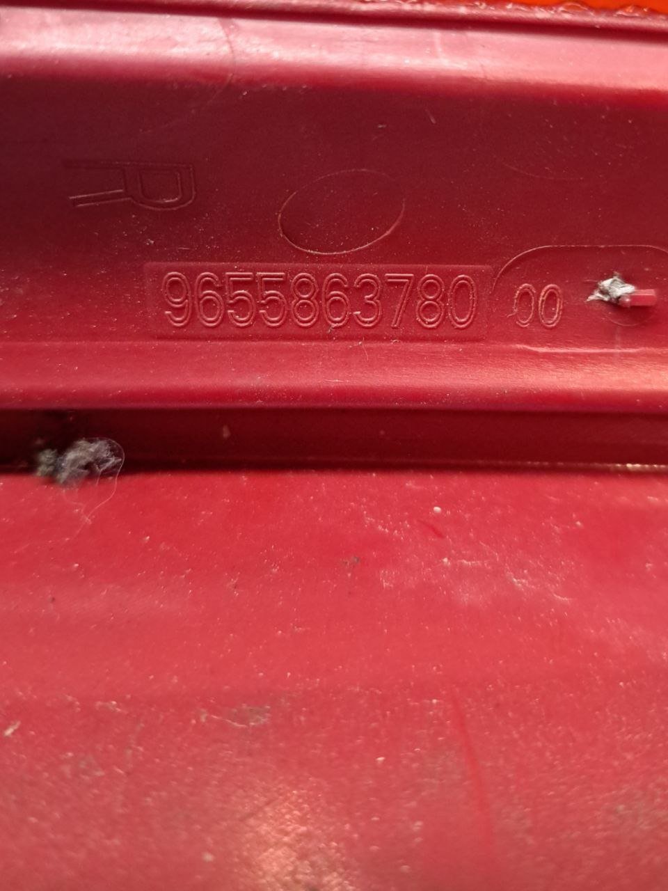 Catadiottro catarifrangente paraurti posteriore destro Citroen C4 Picasso (2007) COD:9655863780 - F&P CRASH SRLS - Ricambi Usati