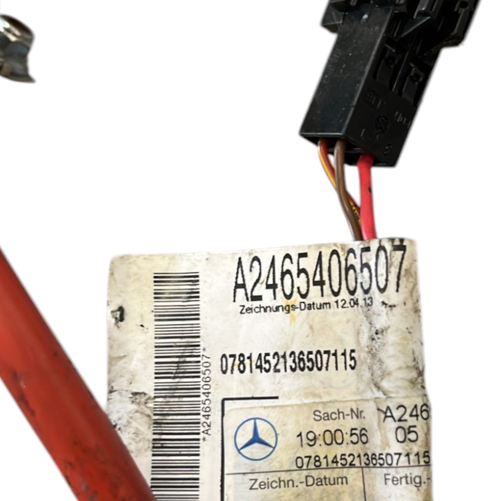 Cavo Batteria Positivo Mercedes Benz Classe B(W246) cod:A2465406507 1.8 Diesel (2011 > 2019) - F&P CRASH SRLS - Ricambi Usati