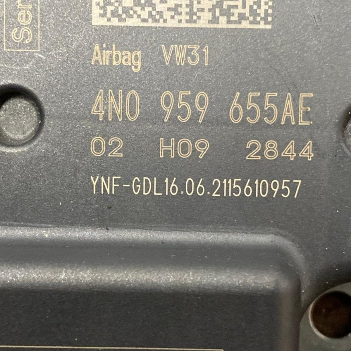 Centralina airbag Audi Q8 (2018 - 2023) Cod: 4N0959655AE - F&P CRASH SRL - Ricambi Usati