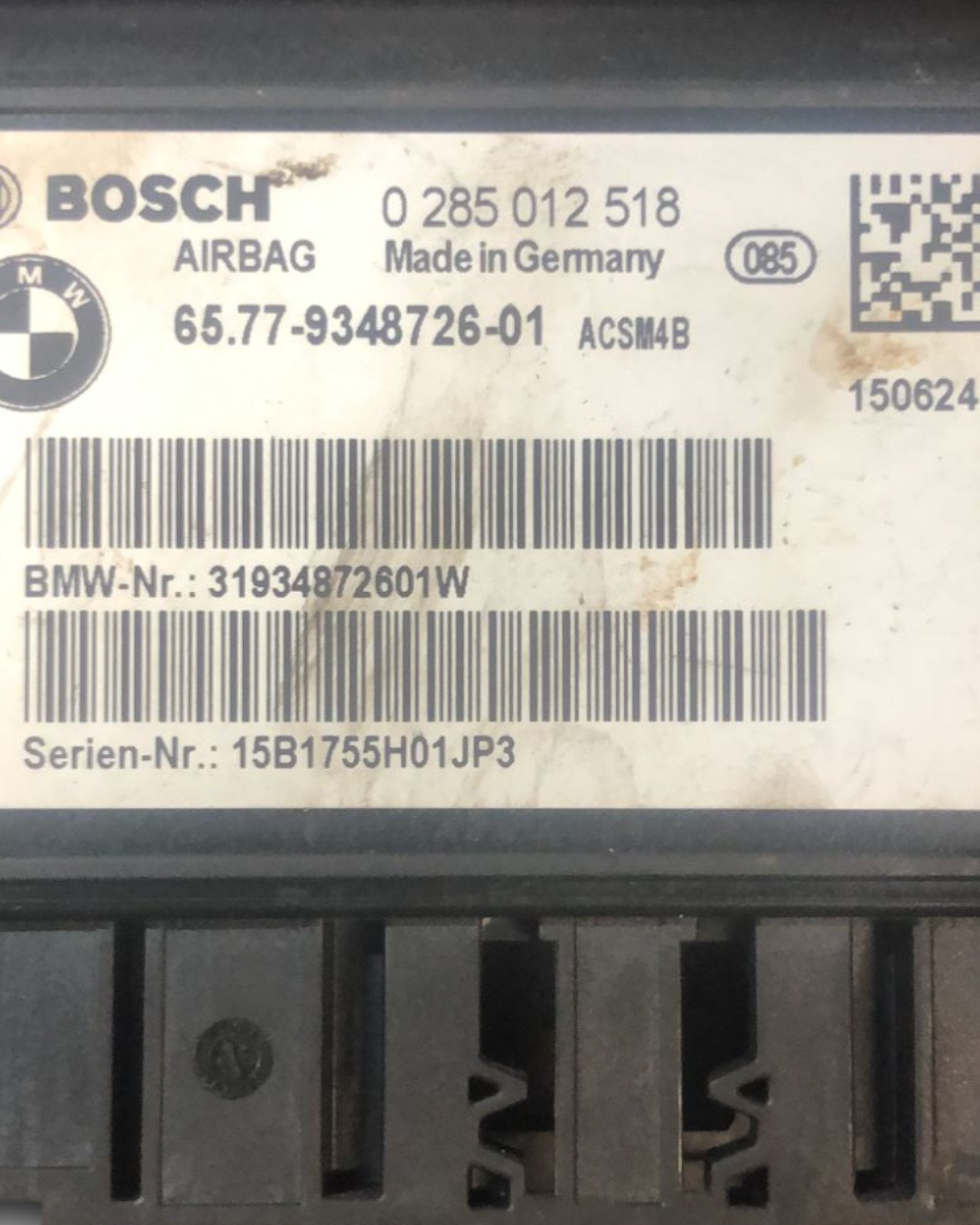 Centralina AirBag Bmw Serie 1 F20 (2011 > 2019) cod:0285012518 - F&P CRASH SRLS - Ricambi Usati