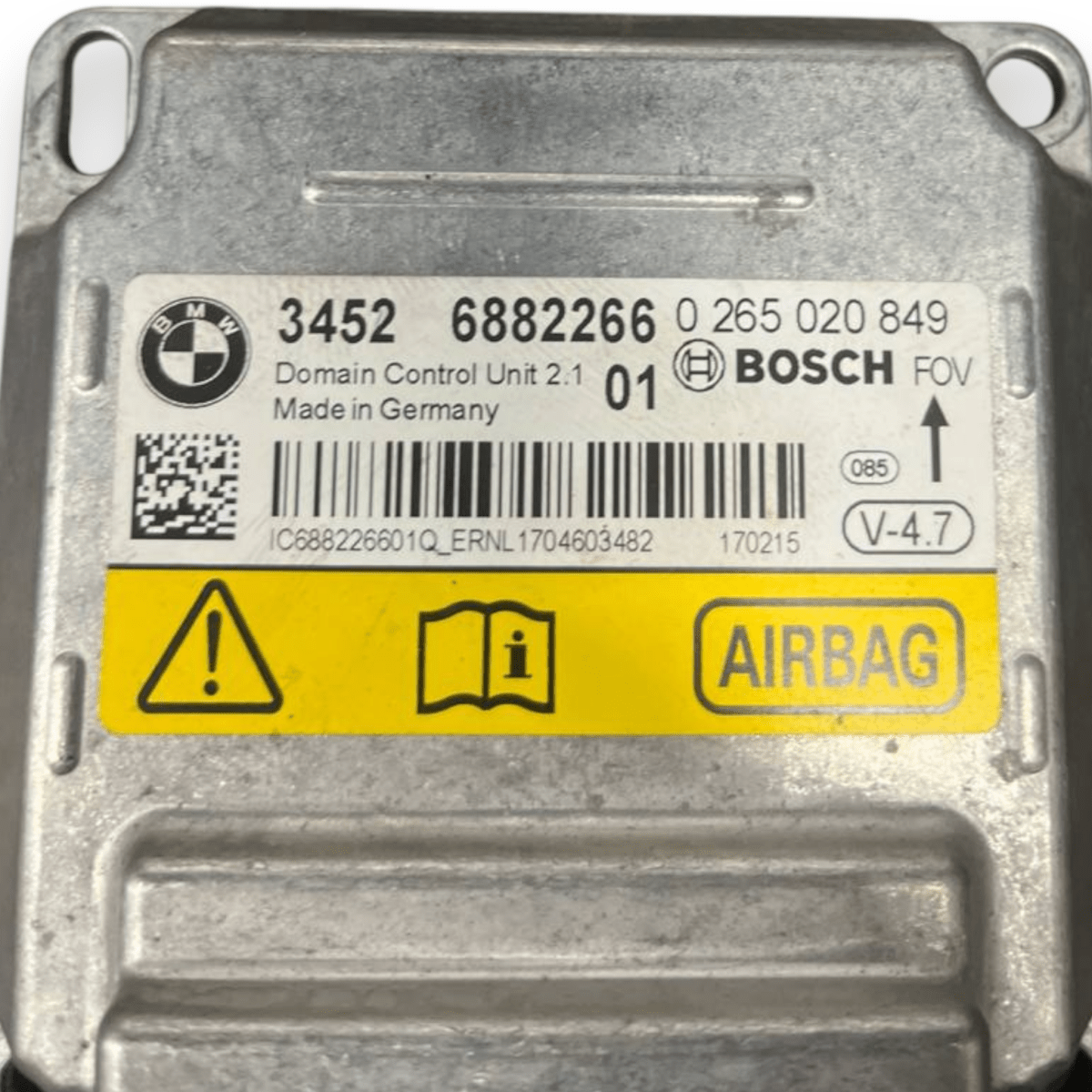 Centralina Airbag Bmw X5 F15 (2013 al 2018) cod: 6862375 - 01 - F&P CRASH SRLS - Ricambi Usati