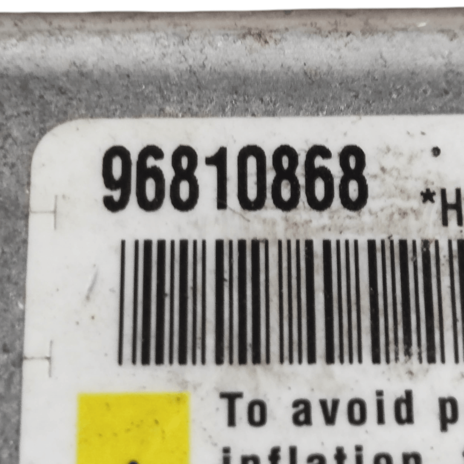 Centralina Airbag Chevrolet Captiva COD: 96810868 (2006 - 2018) - F&P CRASH SRLS - Ricambi Usati