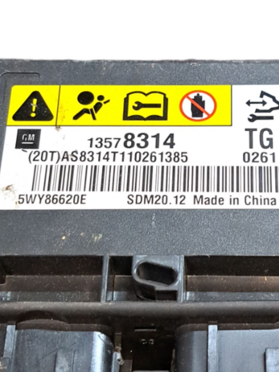 Centralina Airbag Chevrolet Spark (2009 - 2016) COD:13578314 - F&P CRASH SRLS - Ricambi Usati