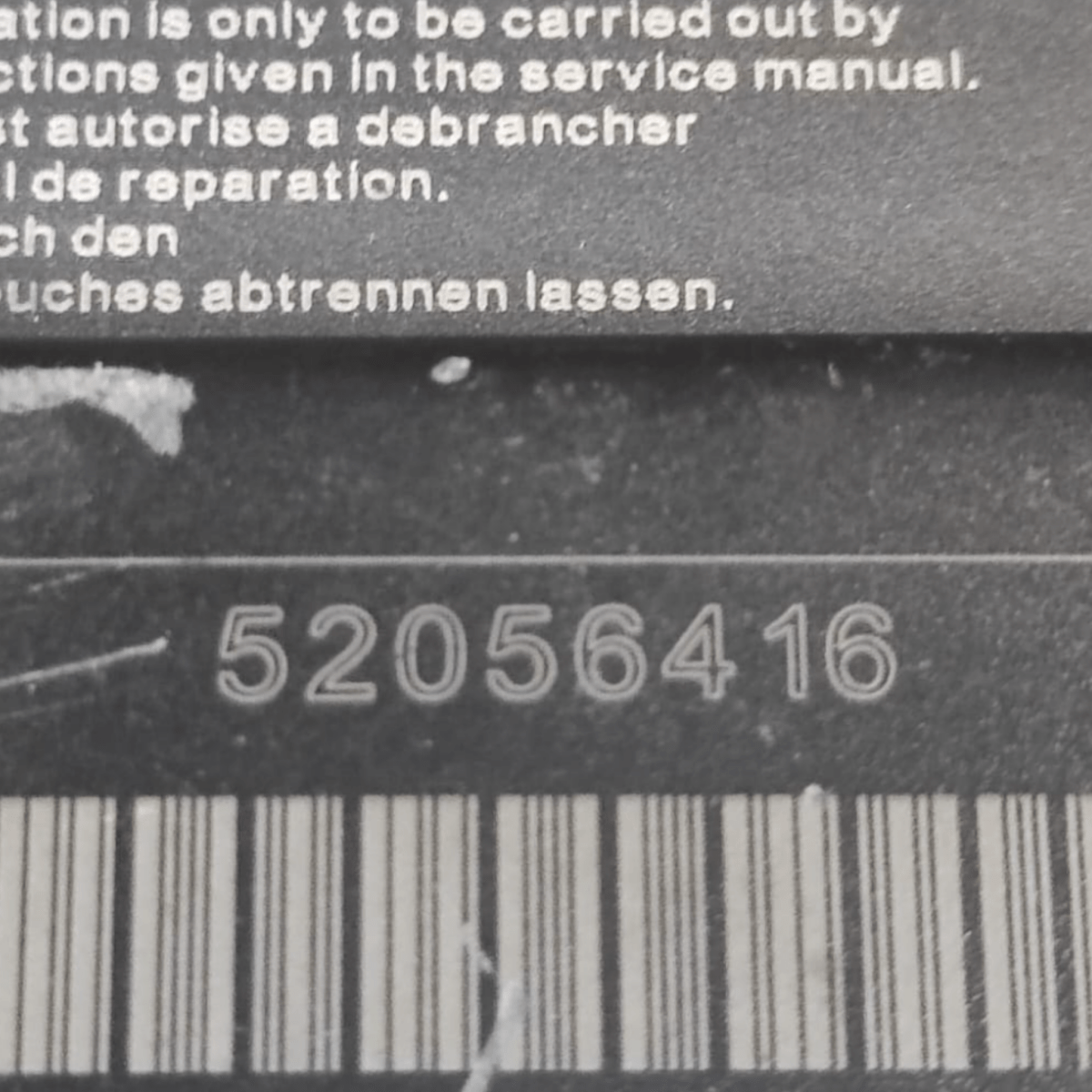 Centralina airbag fiat 500l cod: 52056416 (2012 - 2022) - F&P CRASH SRLS - Ricambi Usati