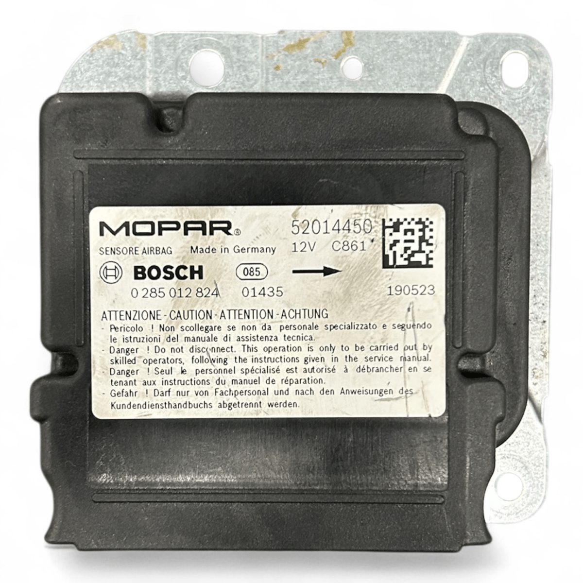 Centralina airbag fiat doblo cod:52014450 (2009 > 2022) - F&P CRASH SRLS - Ricambi Usati