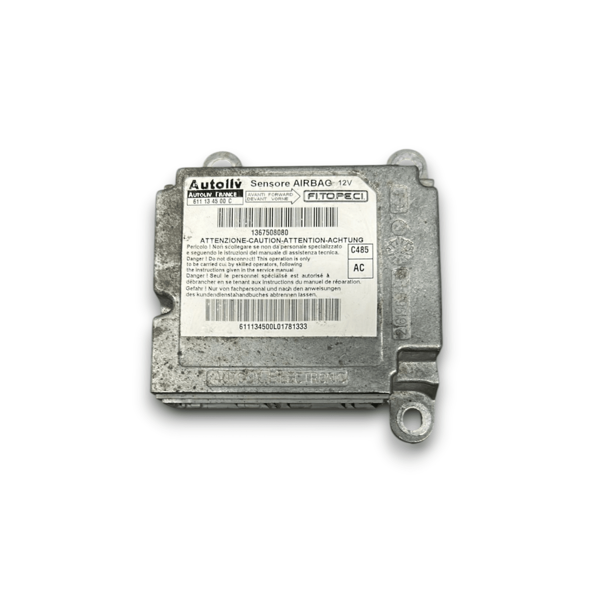 Centralina airbag fiat qubo cod:1367508080 (2008 >) - F&P CRASH SRL - Ricambi Usati