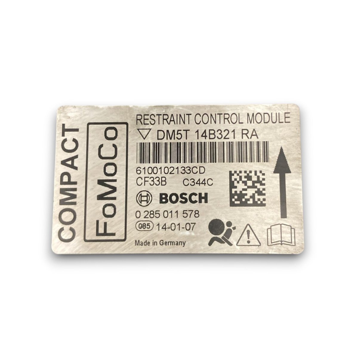 Centralina airbag ford c - max cod . 0285011578 (2003 > 2019) - F&P CRASH SRL - Ricambi Usati