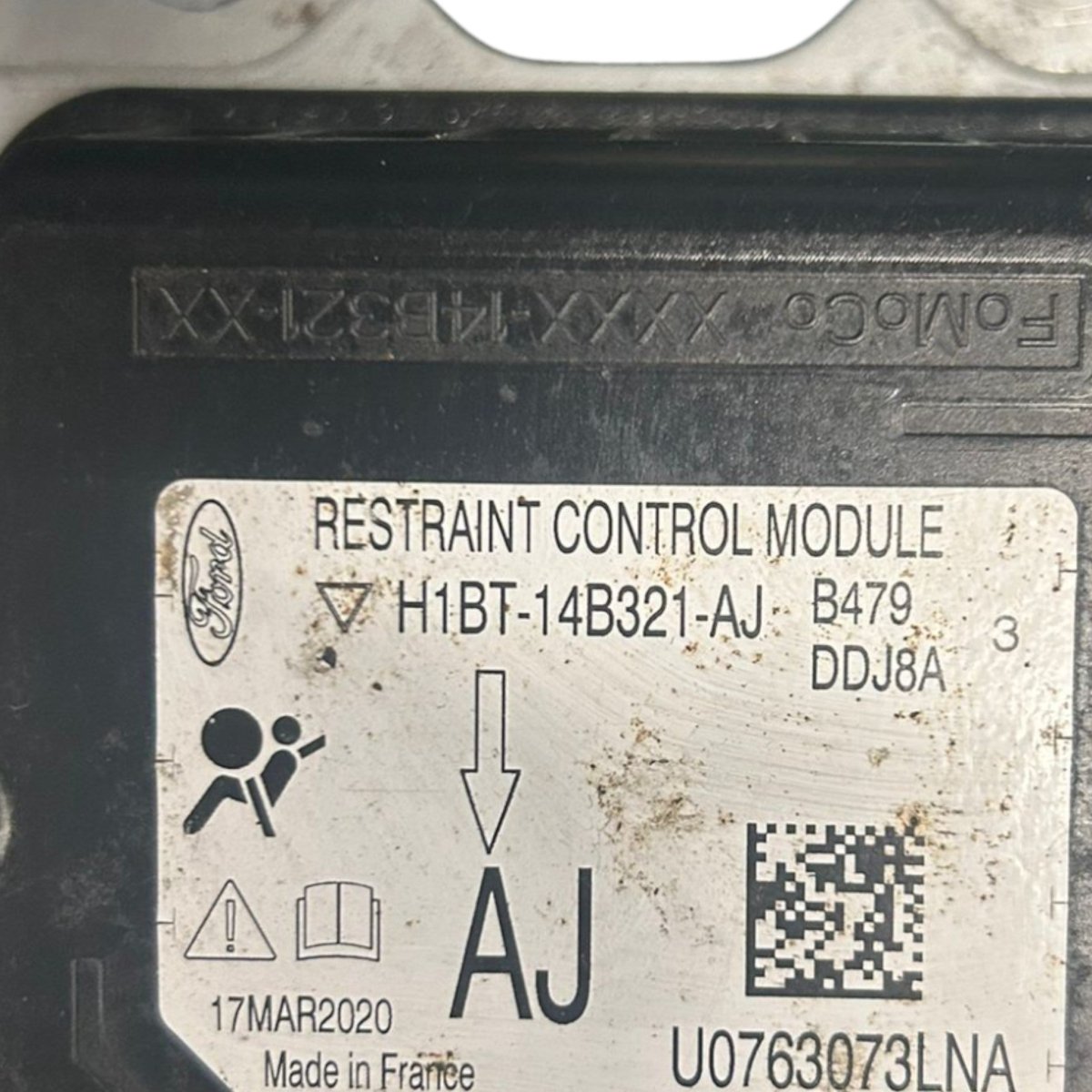 Centralina airbag ford fiesta VII 1.5 diesel cod:H1BT - 14B321 - BJ (2017 > 2023) - F&P CRASH SRLS - Ricambi Usati